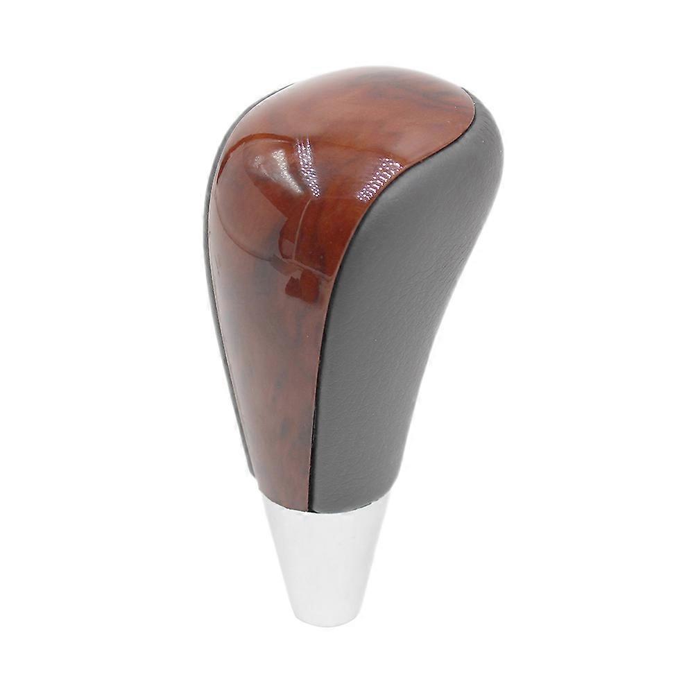 自動ギアスティックノブヘッドグレーPUシフトノブで運転の快適性を高め、工具不要の取り付け、スタイリッシュなデザイン