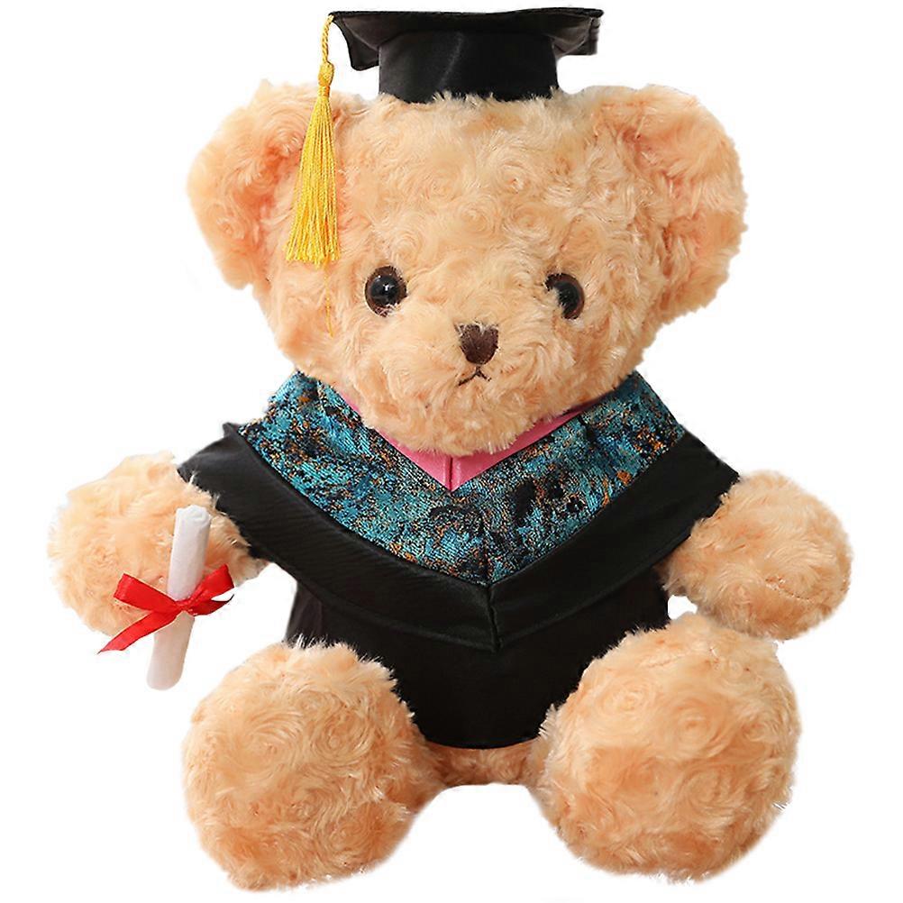 Cute Soft Graduation Bear Doll with Gown Cap – Adorable Keepsake for High School and College Graduates