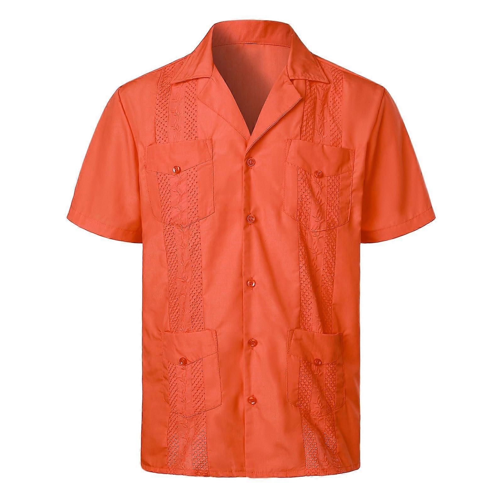 Men's shortsleeved shirt, fishing vest, versatile, multiple pockets, XL.