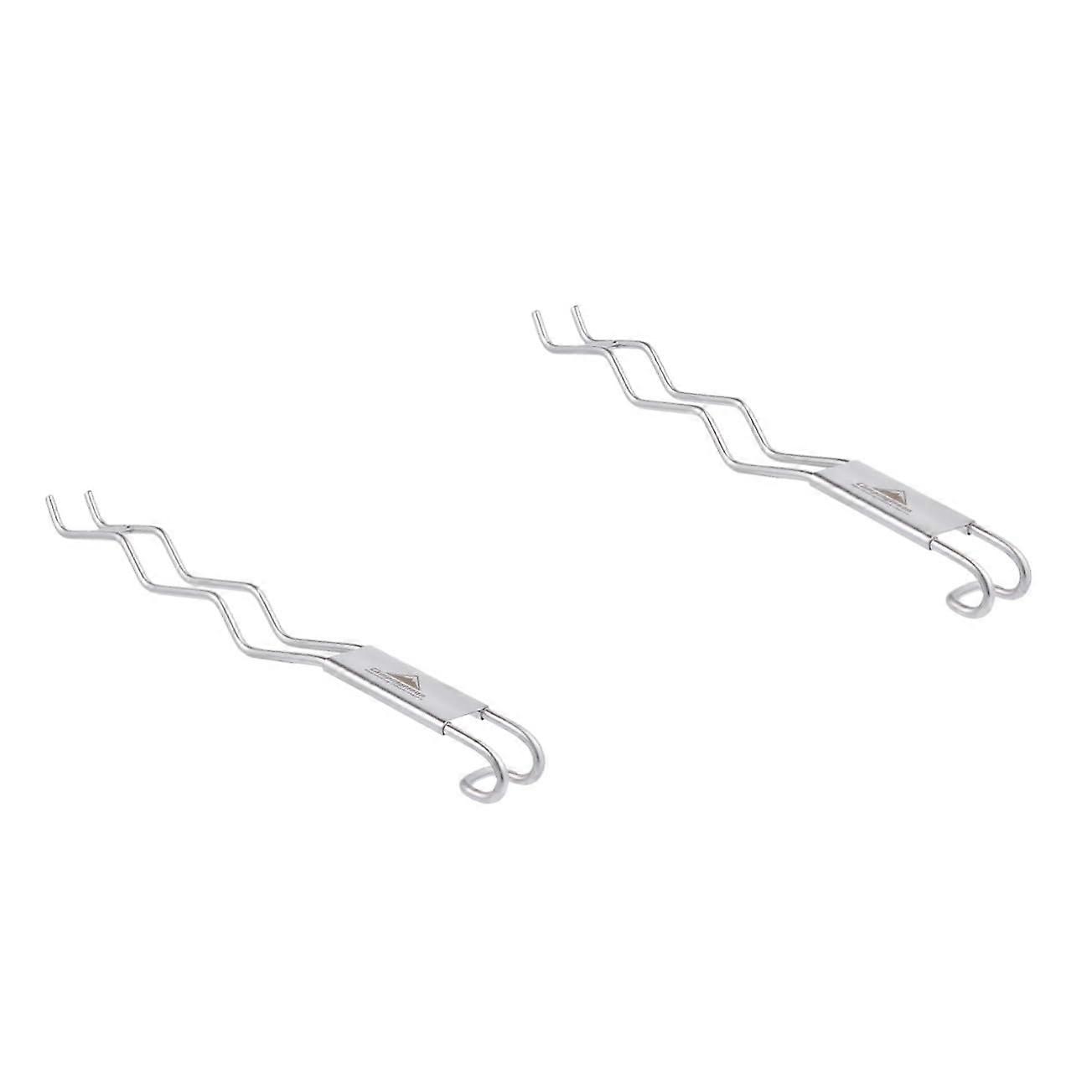 Grill Clips Two Pack Stainless Steel 28 cm For Grill Racks