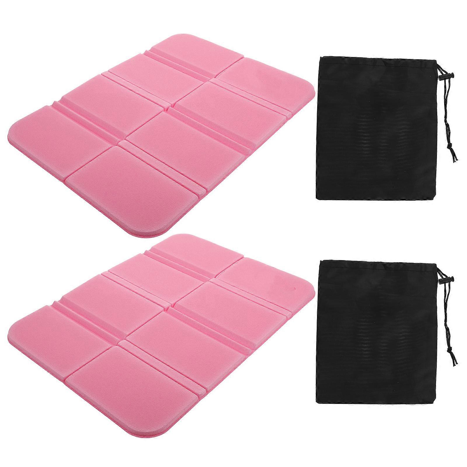 Foldable Mat Camping MultiPurpose Rectangular Xpe Lightweight Foldable Pad 2Pcs