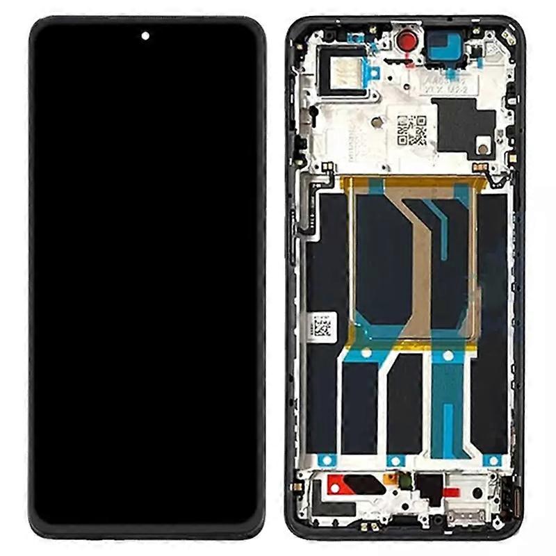 Για OnePlus Nord 3 5G CPH2491, οθόνη AMOLED CPH2493 βαθμού S και συγκρότημα ψηφιοποίησης + πλαίσιο (χωρίς λογότυπο) - γκρι