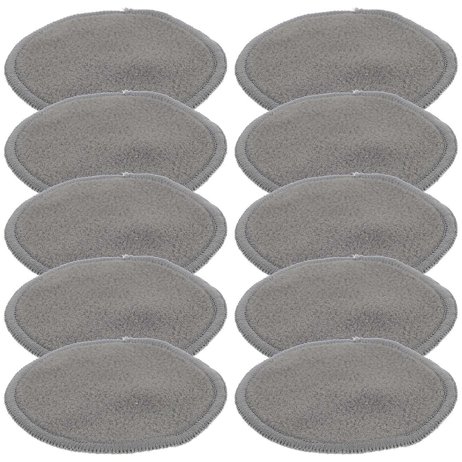 Skin Cleansing Reusable Facial Makeup Remover Pads Black Round for Sensitive Skin Users Travel Gym 13Pcs