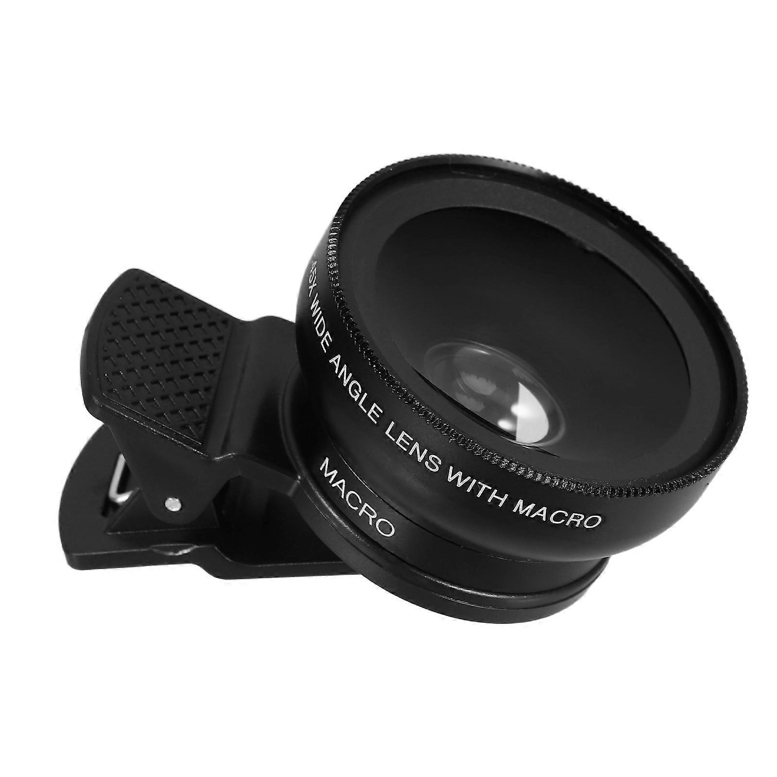 1 Set Clip On Phone Lens Super Wide Angle & Macro, Lightweight Durable Design for Travel & Daily Use, Compatible with Smartphones