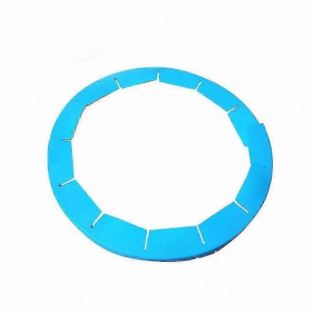 Silicone Pie Crust Protector - Adjustable, Food-Safe for 8.5"-11.5" Pies, Blue