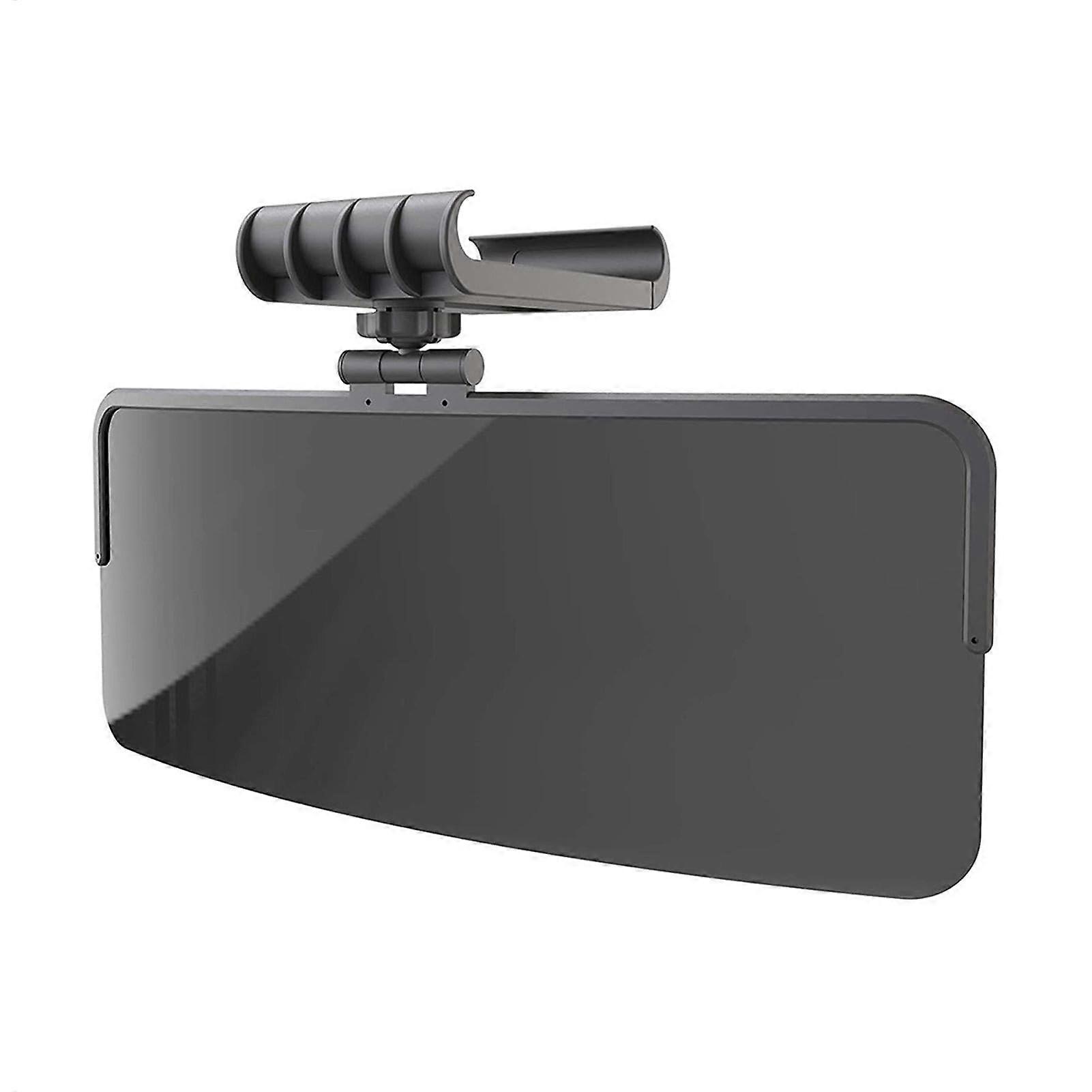 Sunblocker for car windshield visor 2 in 1 polarized 360degree rotatable antiglare extension