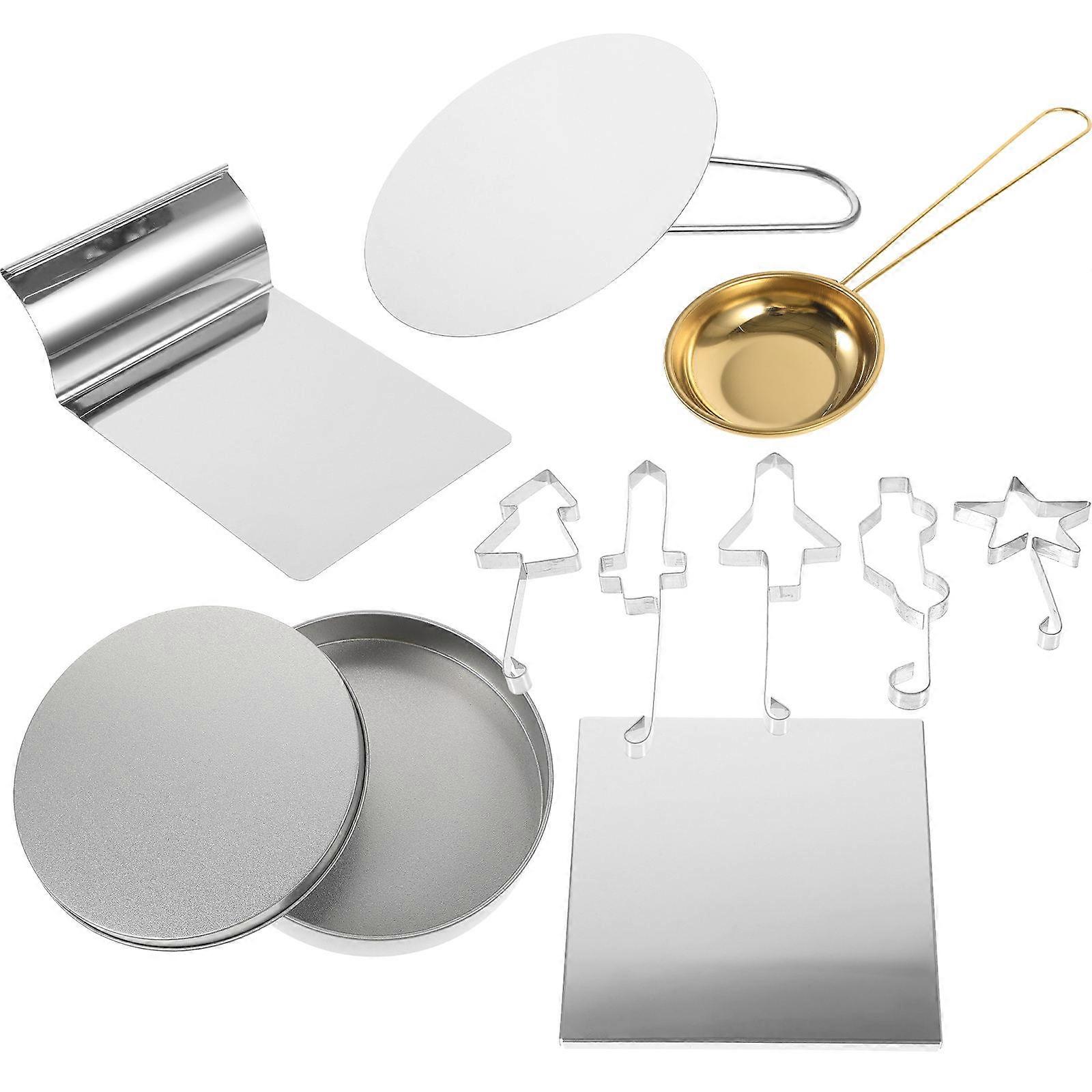 1 Set of Stainless Steel Cookie Baking Molds for Biscuit and Sugar Pie Making
