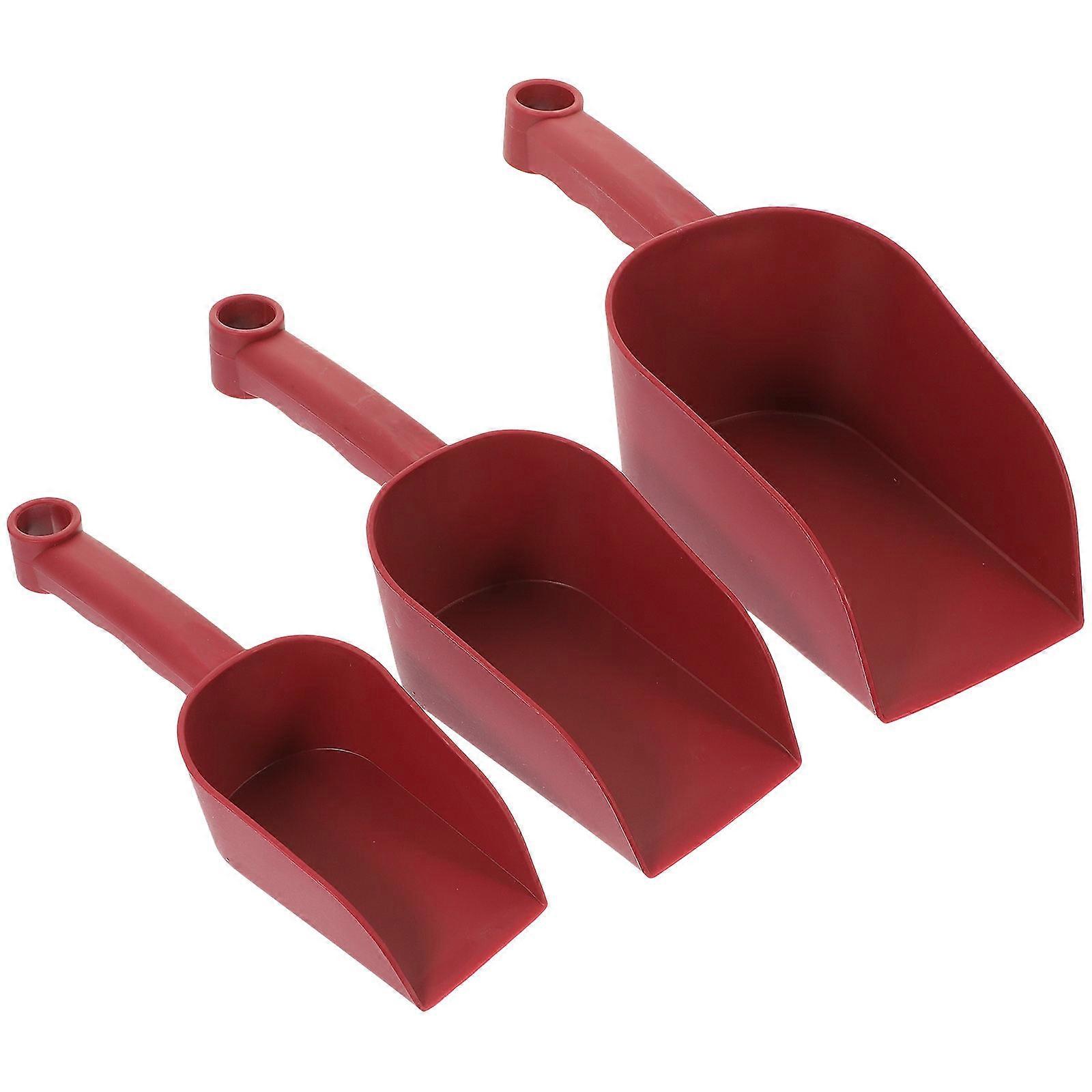 Versatile Gardening Set of 3 Plastic Brown for Home Use to Dig and Transfer Soil Easily