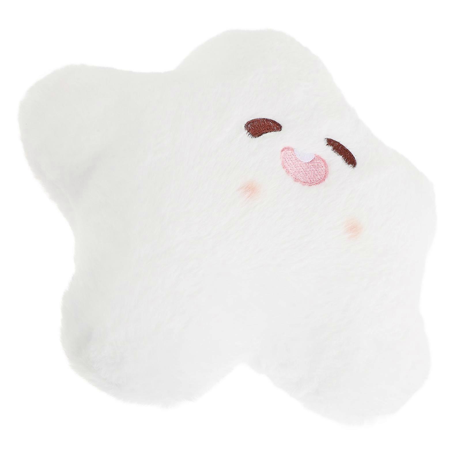Adorable Star Plush Throw Pillow for Kids Playing Multi Color Decorative Pillows for Bed 7"x12"