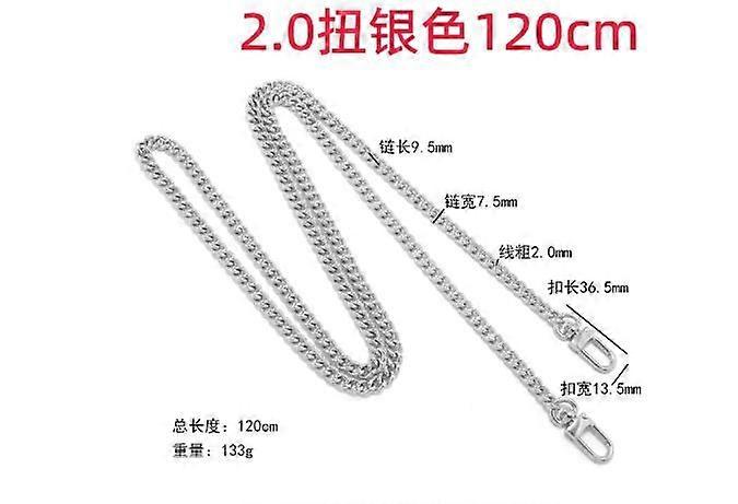 3個の財布チェーンストラップ:120cmウォレットショルダーストラップ-女性用バックル付きハンドバッグ財布チェーンウォレットクラッチクロスボディバッグ