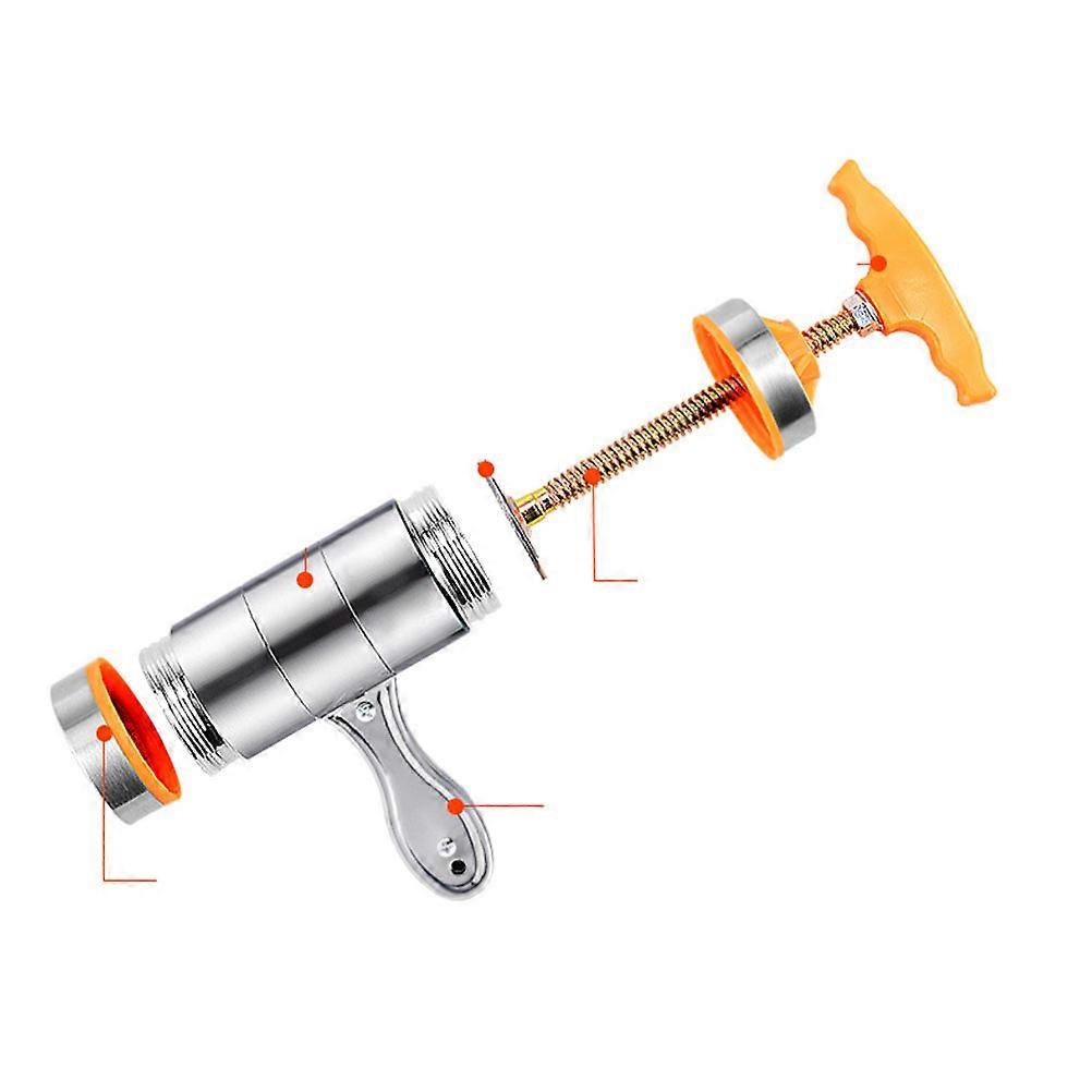 Manual Noodle Maker Stainless Steel Portable Kitchen Use Silver 20.00X6.00X6.00CM Handheld 1Pcs