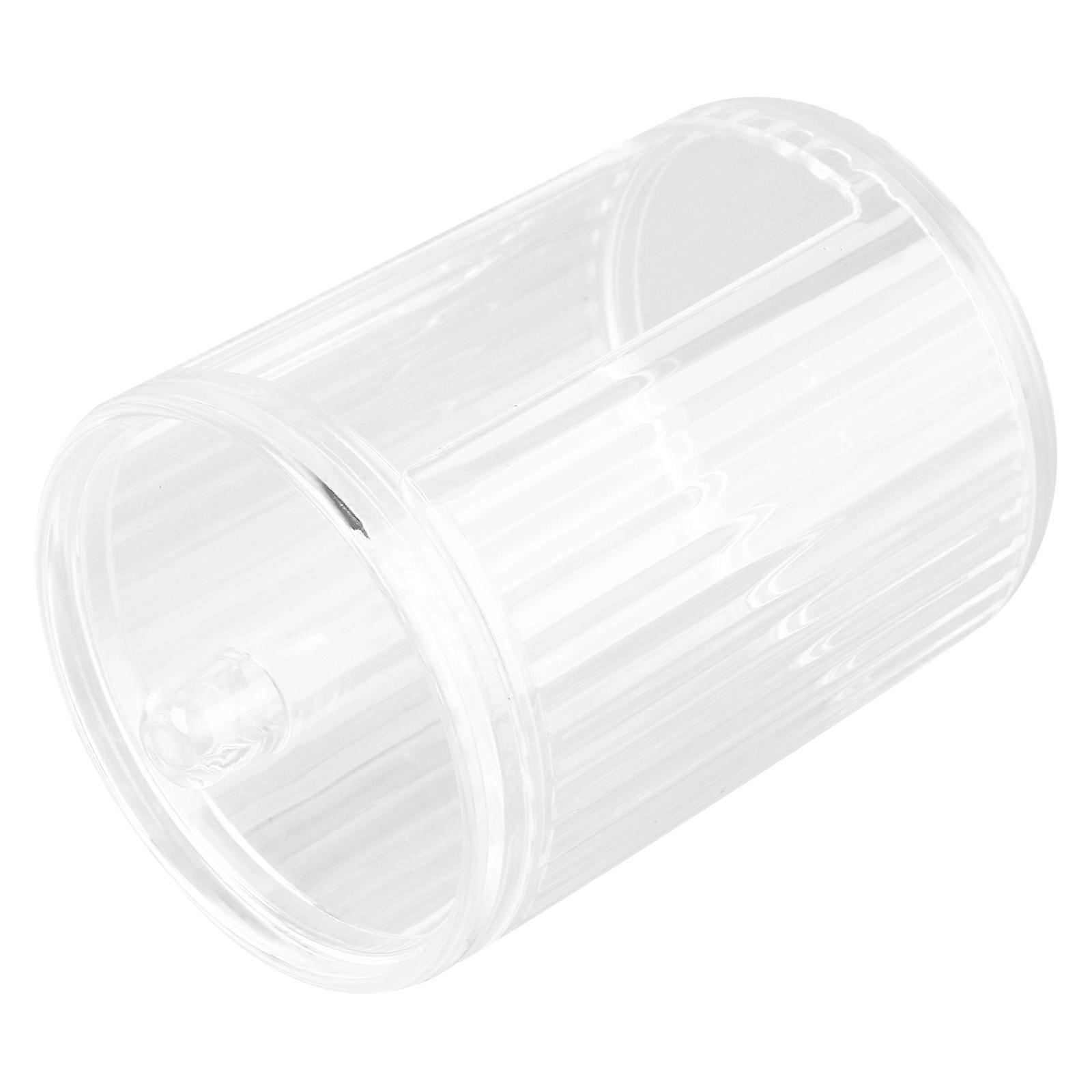 Transparent Plastic Storage Box for Makeup Cotton Pads with Lids to Keep Items DustFree and Organized