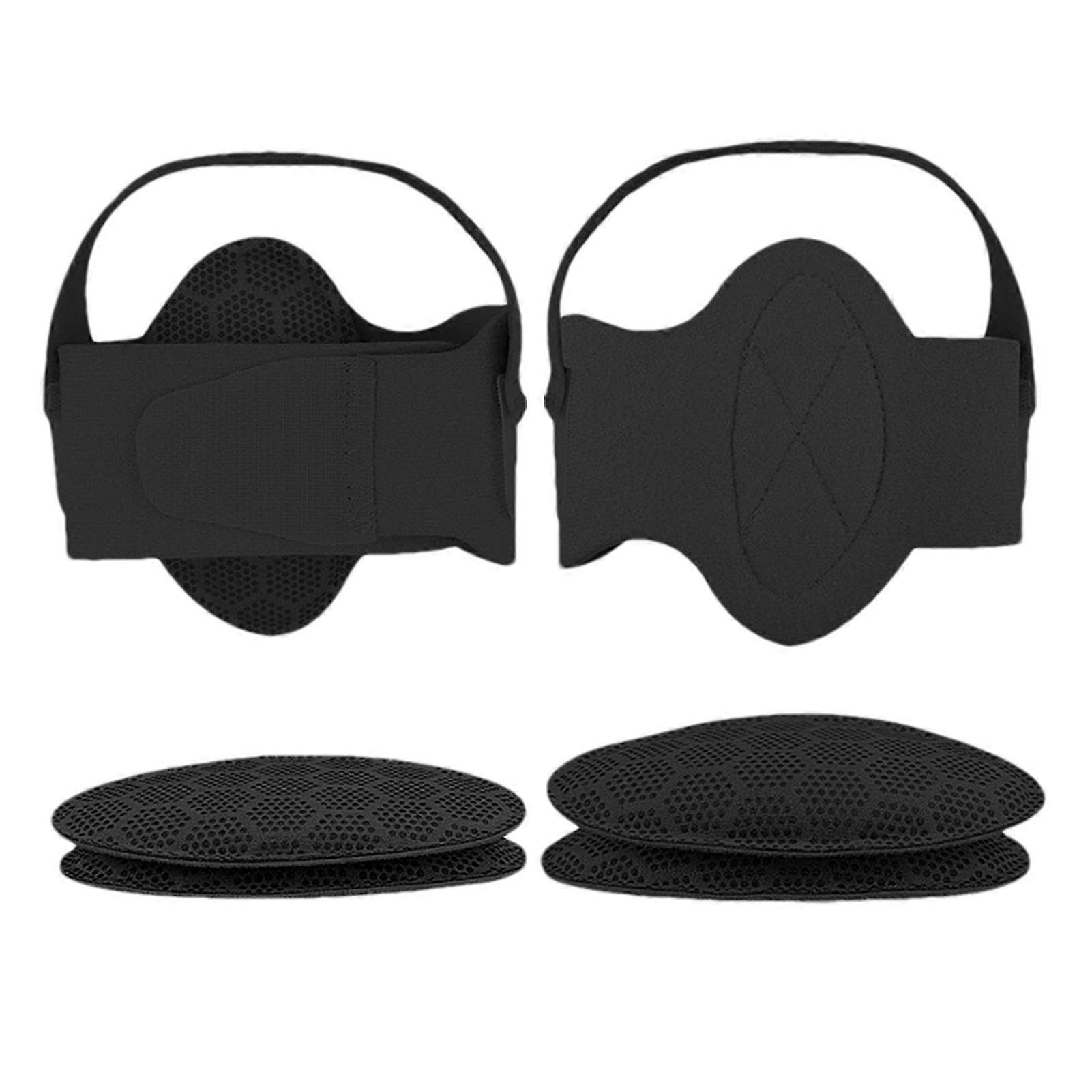 Arch Supports for Flat Feet, Unisex Arch Support Brace, Black, Adjustable Size, For Fallen Arches
