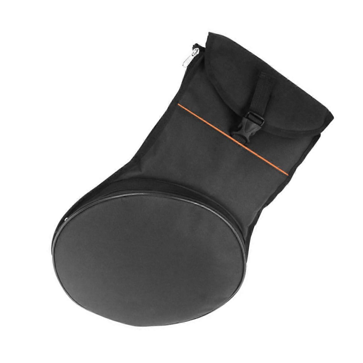 Dumb Drum Storage Backpack - Universal Drum Stick Bag with Shoulder Strap, Mallet & Cymbal Carry Bag, Durable Metal Design