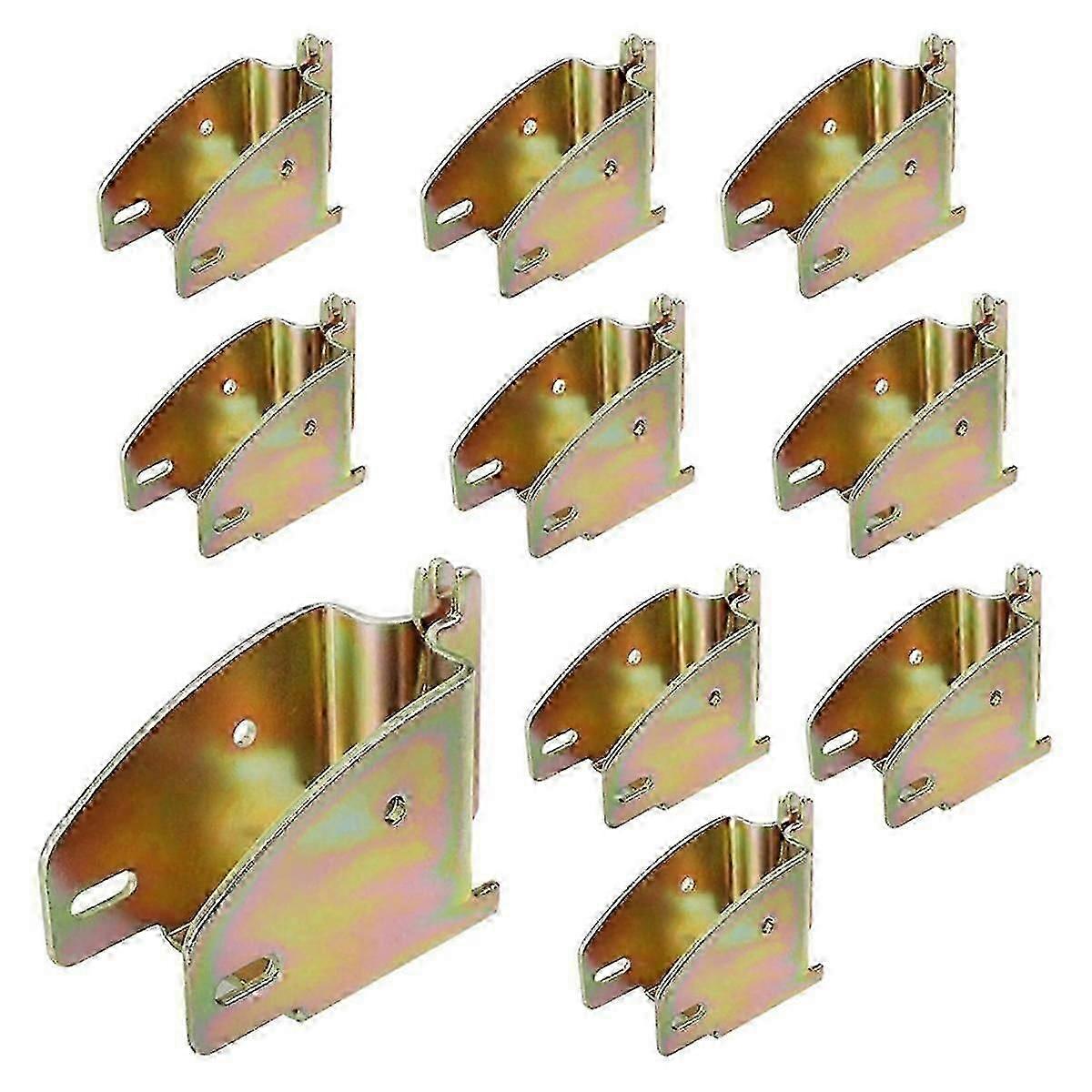 10pcs E-track Wood Beam End Socket Accessories For 2x4 2x6, Add Removable Load Lock Bars To E-track