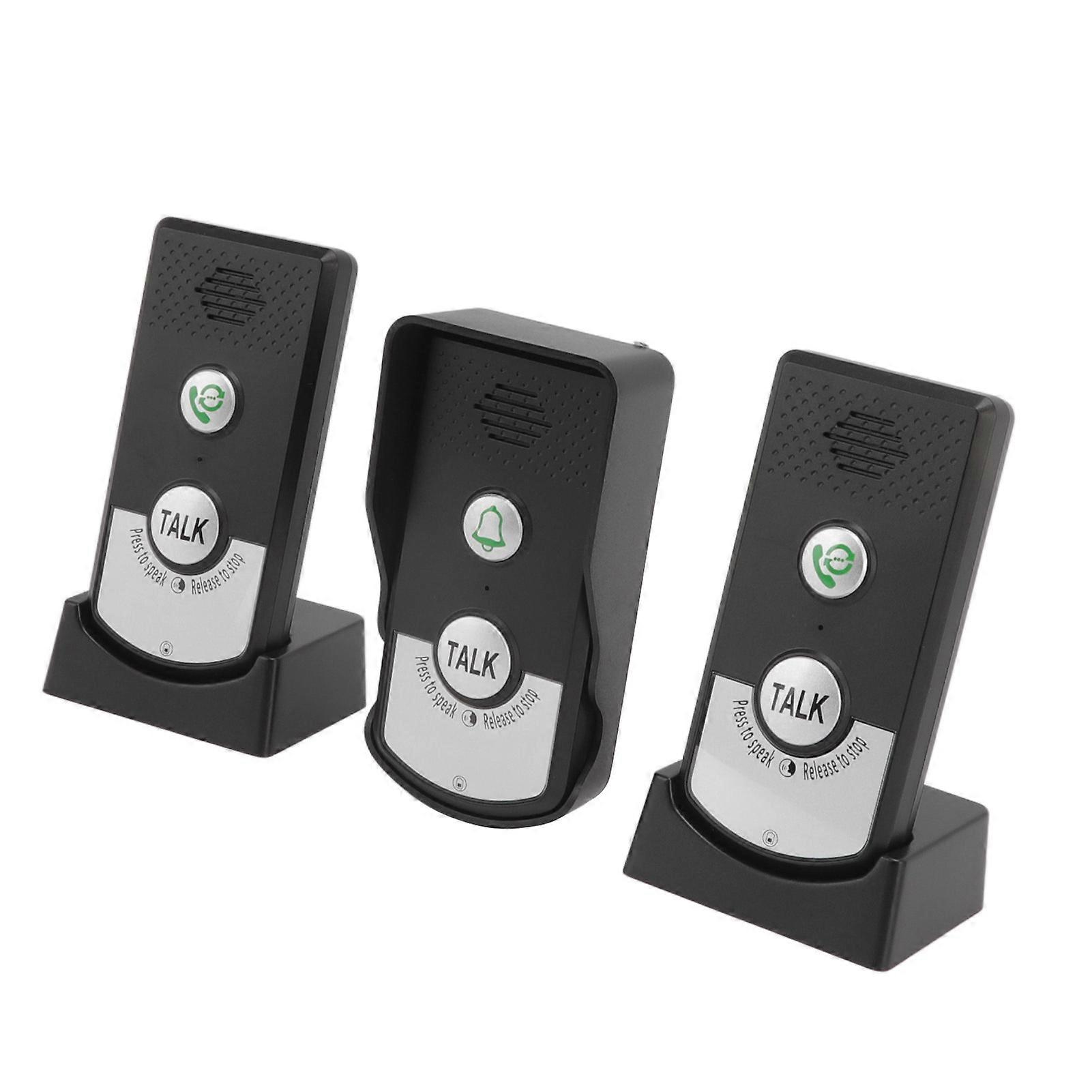 Voice Intercom Doorbell Usb Charging Home Intelligent 1000m Long Distance Wireless Intercom Doorbell 