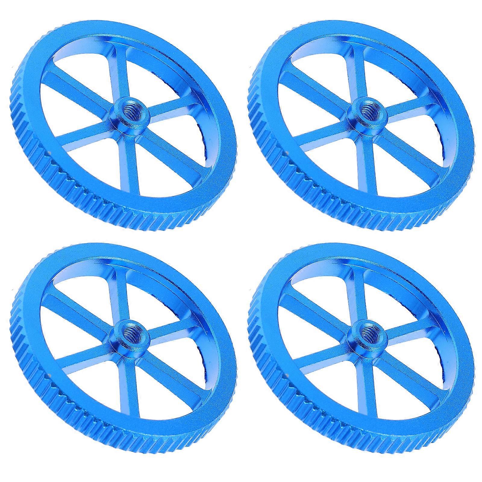 Self Tapping Bolts Leveling Screws Nuts Blue 6X6CM Stabilizing Hot Bed 4Pcs