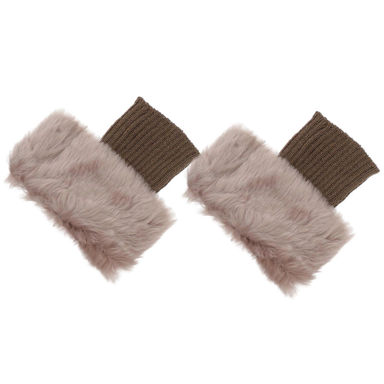 Chic elegante stivale coperture isolate per le donne comode da indossare breve lunghezza freddo coppia