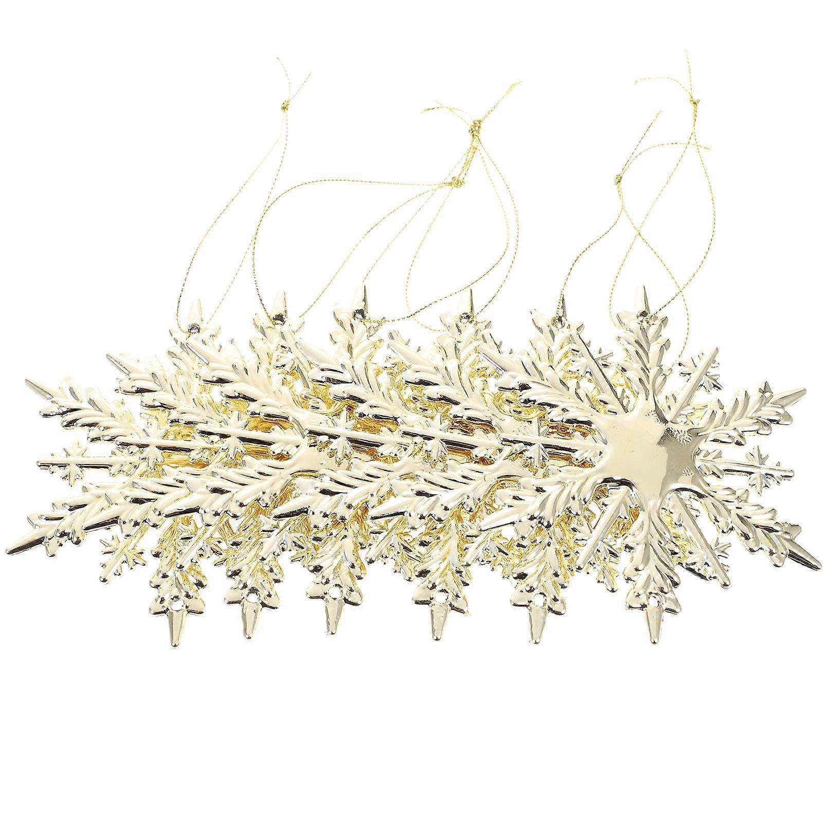Creative Star Window Hanging Decor 6Pcs Christmas Party Atmosphere Enhancer Stylish Design