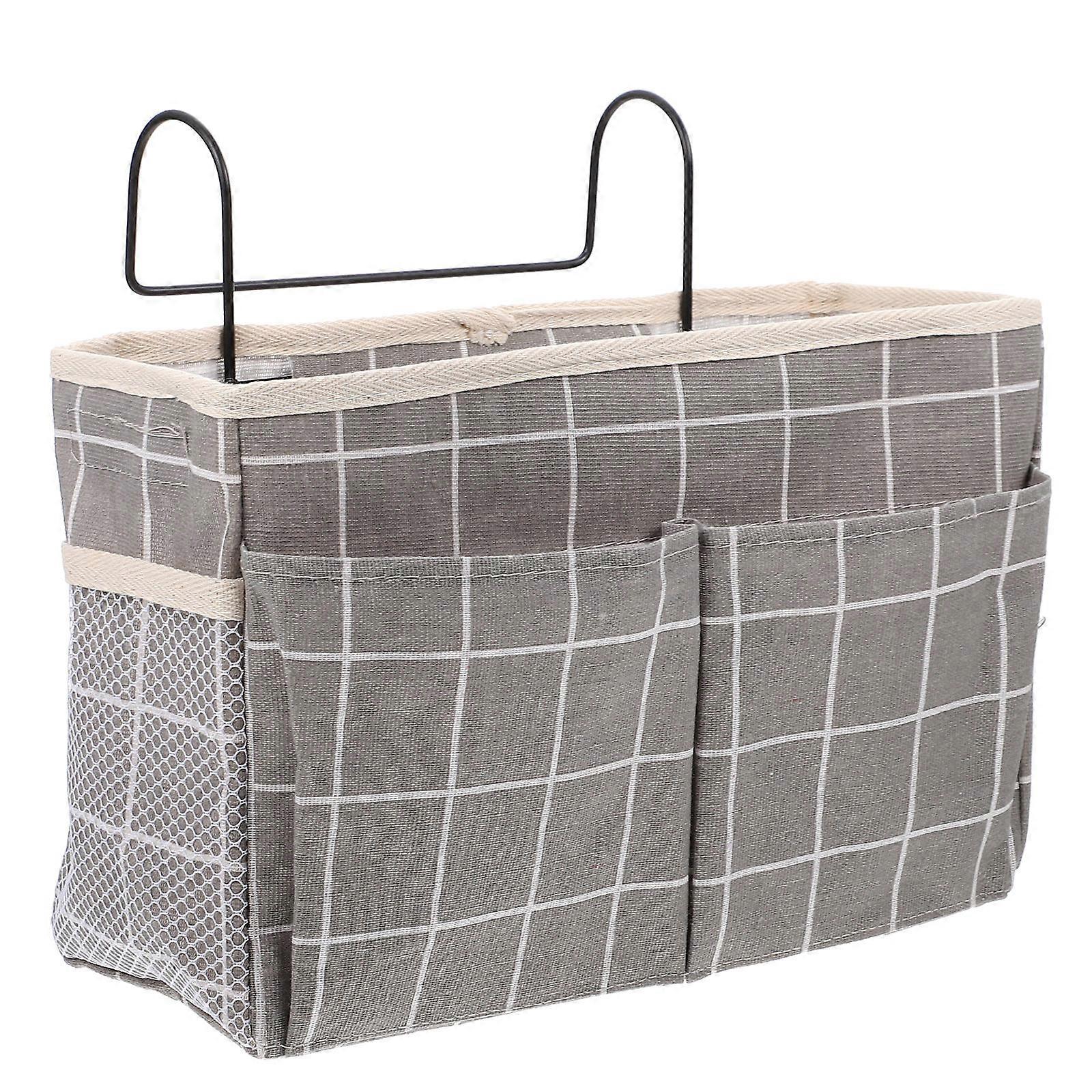 FRCOLOR Polyester Hanging Pouch Multipurpose Bag for Bedside Sundries Container 1 Set