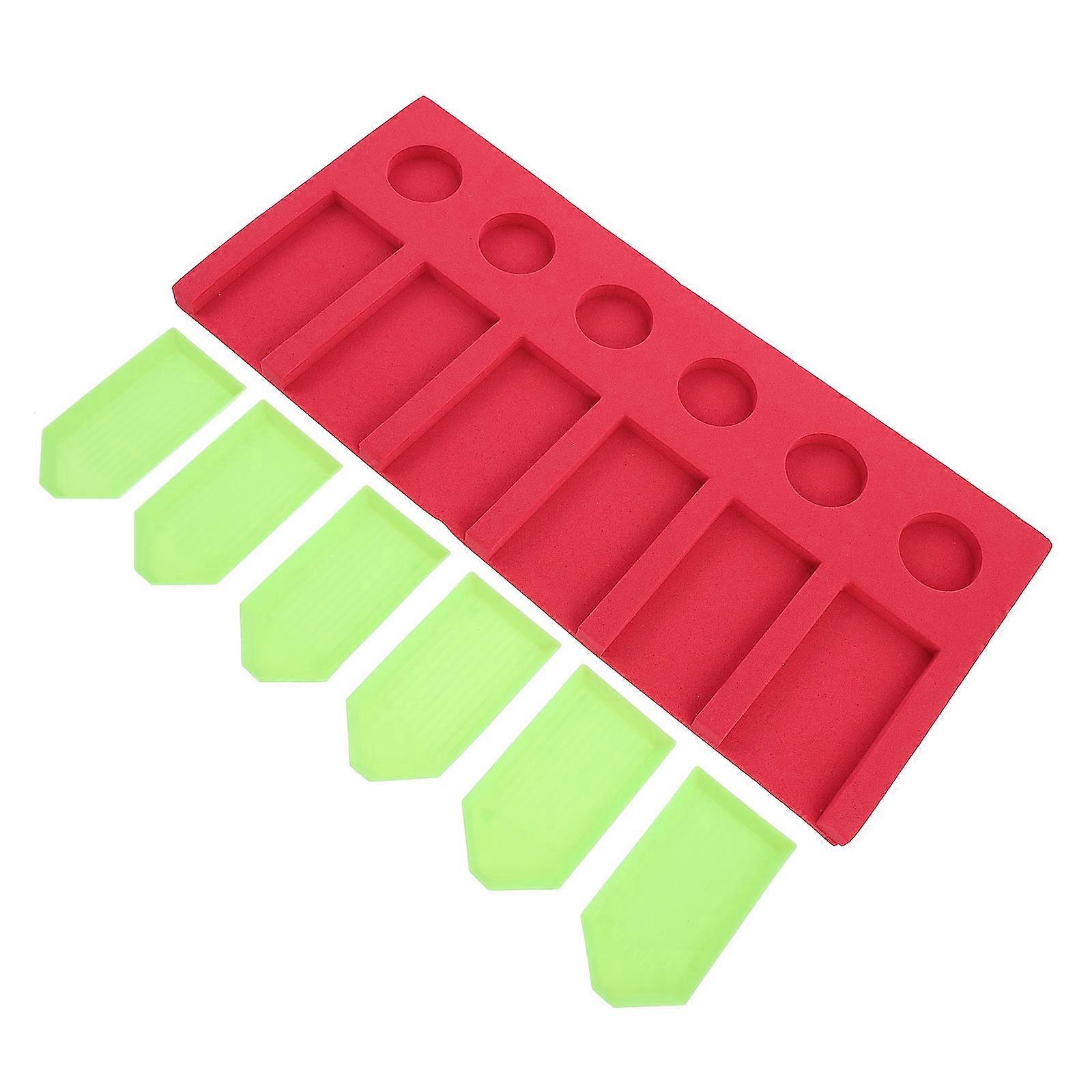 Red Foam Diamond Trays for Storage Great for Organizing Small Items Like Beads and Diamonds 1 Set