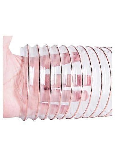 Industrial vacuum hose, transparent and durable for efficient dust collection in workshops and factories, 120cm/3.94ft.