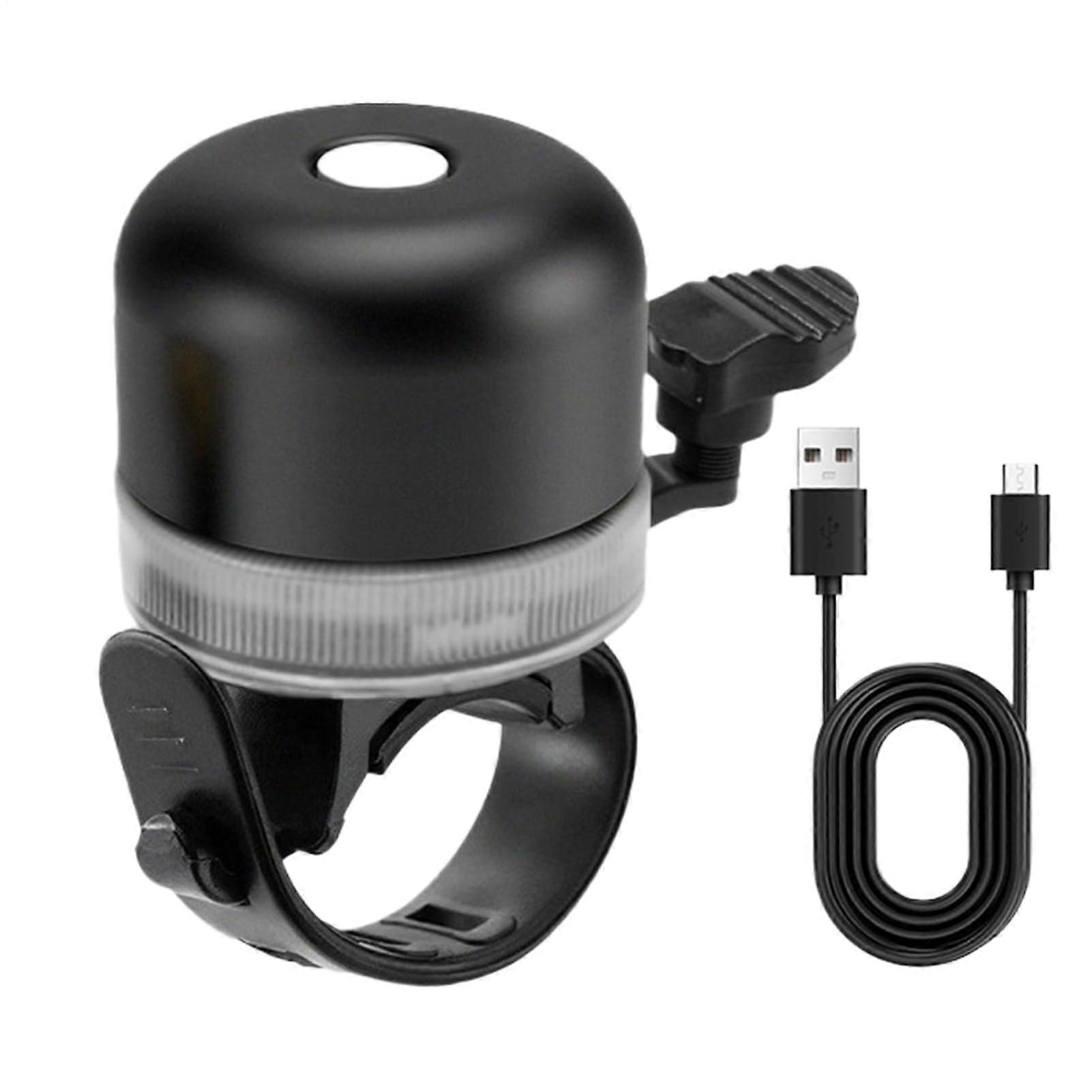 Bicycle Bell For Handlebar Mount, Three Lighting Modes, Adjustable, Multifunctional For Commuting And Travel