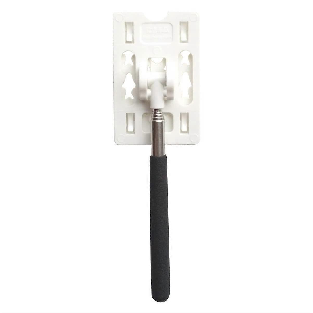 Telescopic Pole Card Holder Gripper Tool Car Parking Contactless Payment Rod Vehicle Toll White