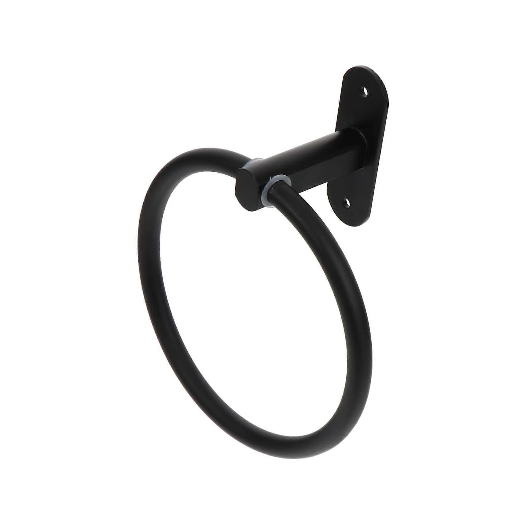 Robust Towel Ring No Drilling Creative Wall Mounted Towel Holder for Bathroom Easy Installation Space-Saving Design