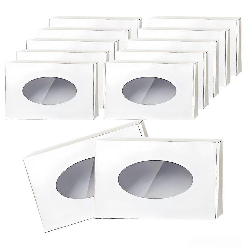 30Pcs Soap Boxes with Window,Can Be Used to Present Their Soaps White