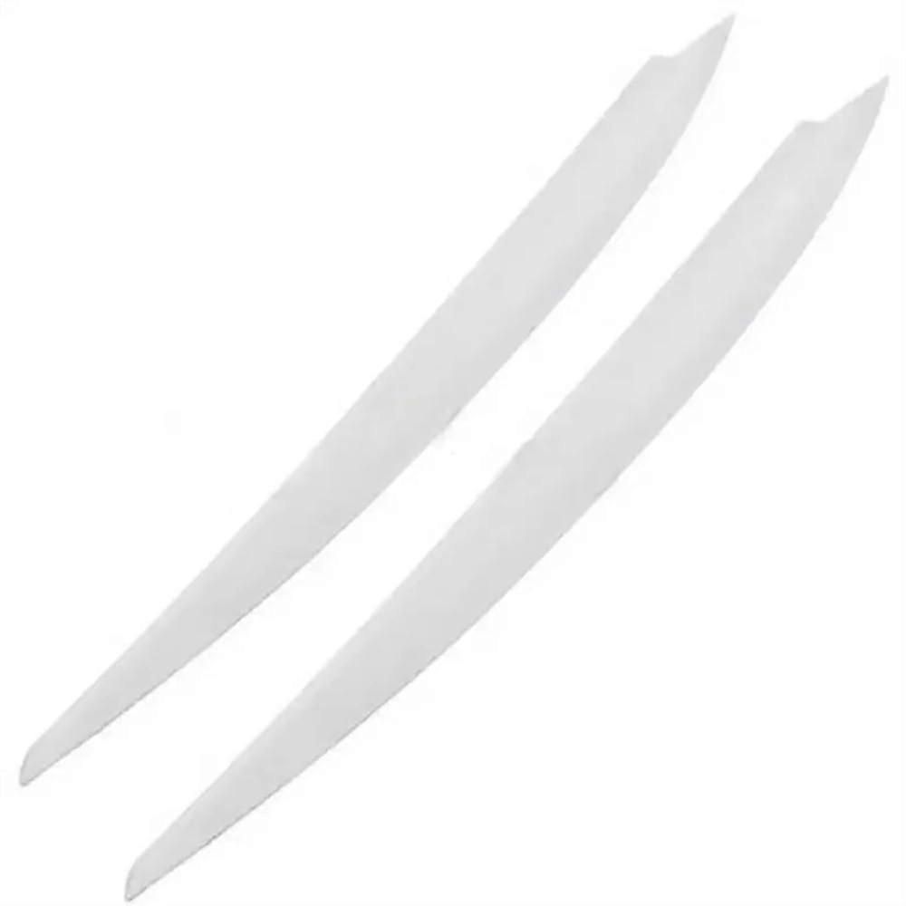 Scheinwerferabdeckung Headlight Eyelids Eyebrow Trim Decoration White Compatible Accessory for Golf 7 MK7 GTI R