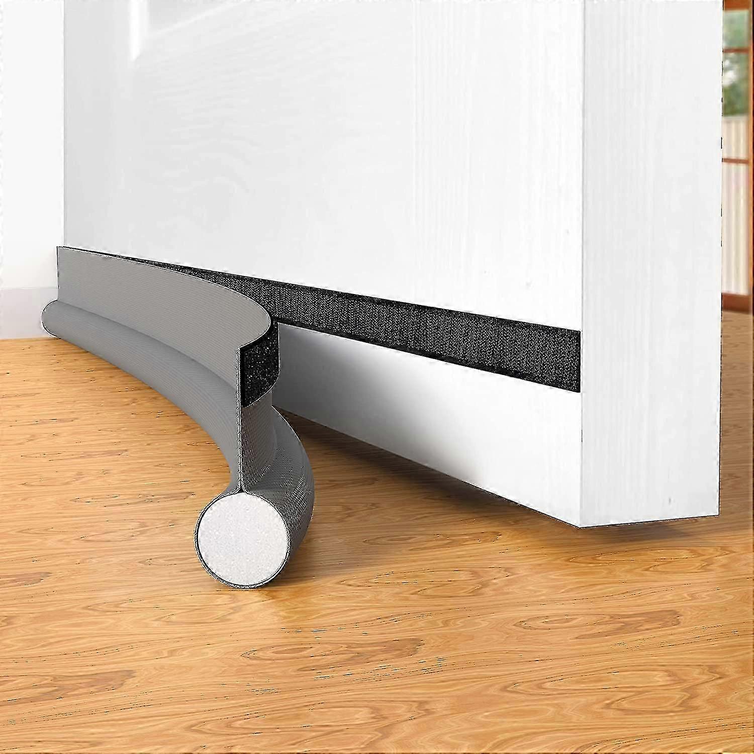 سدادة سحب الباب ، سدادة سحب الباب من جانب واحد ، مانع ضوضاء اكتساح الباب القابل للتعديل ، شريط ختم سفلي ذاتي اللصق للأبواب الخارجية الداخلية