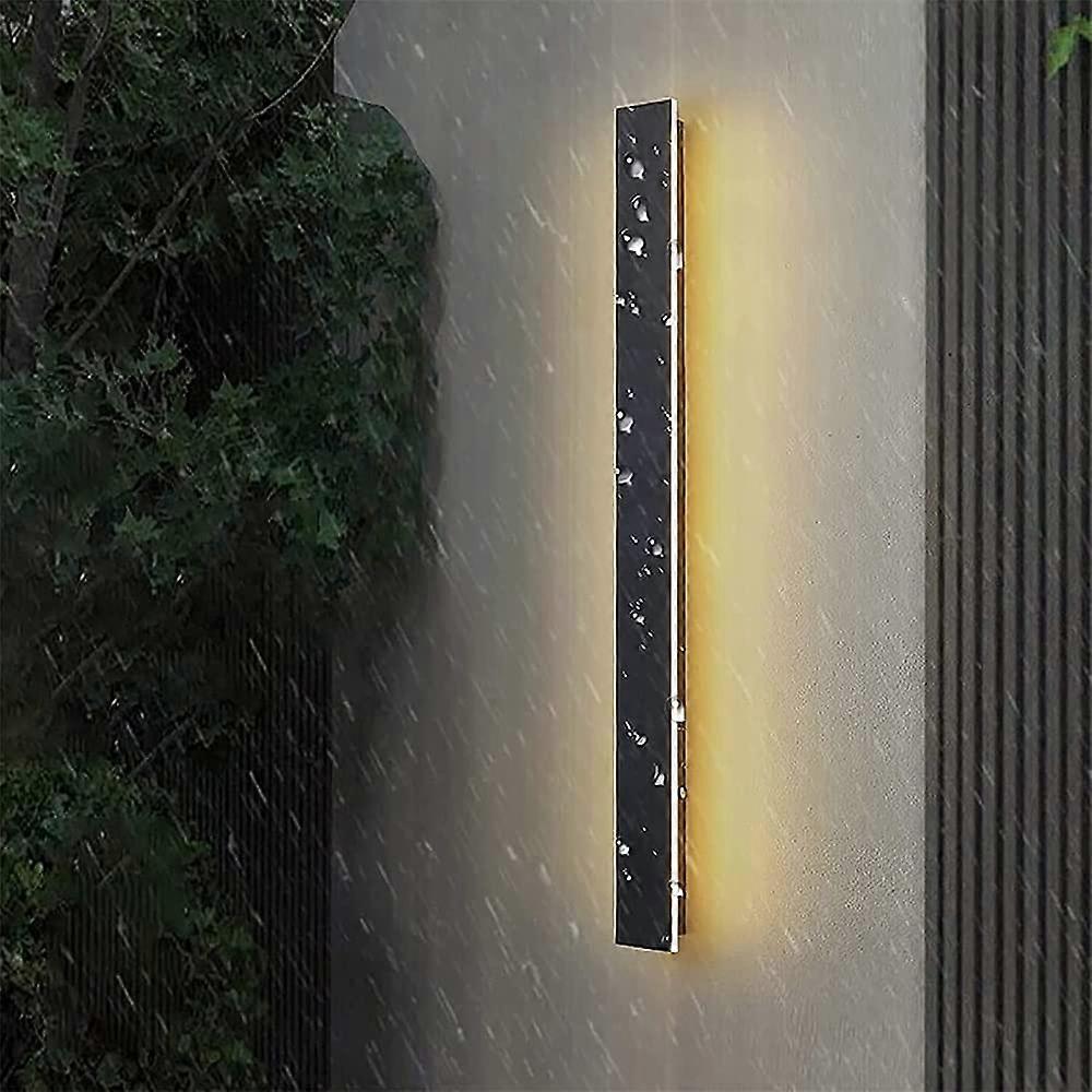 LED wall light dimmable, IP65 waterproof aluminum wall lamp with remote control