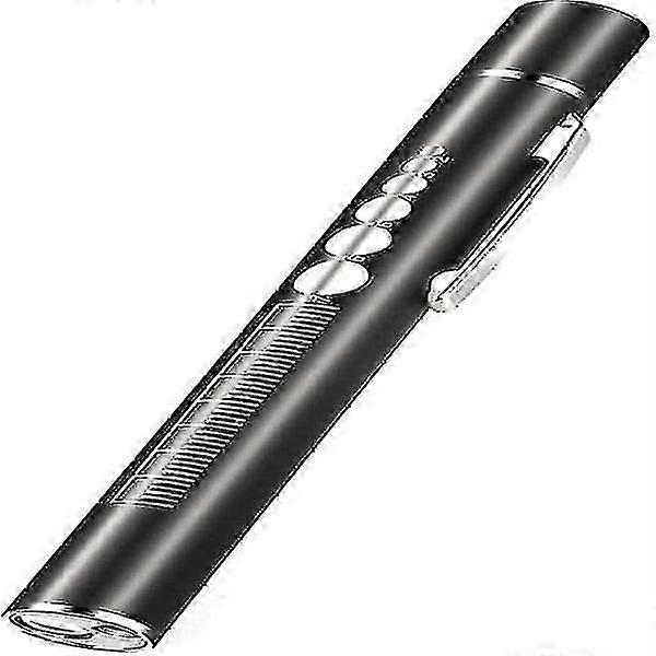 Pen Light Portable Dual Light Source Led Pen Torch Rechargeable Penlight With Po