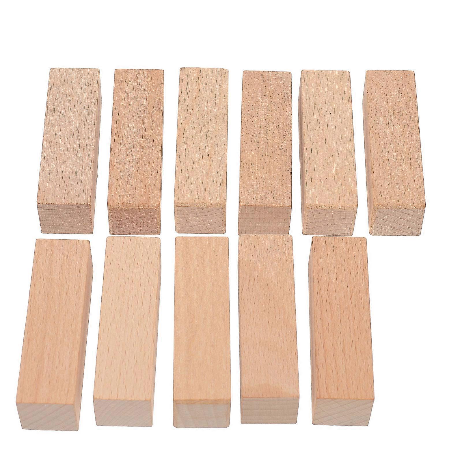 11pcs Wooden Blocks for DIY Seal Whittlers Woodworking Accessory