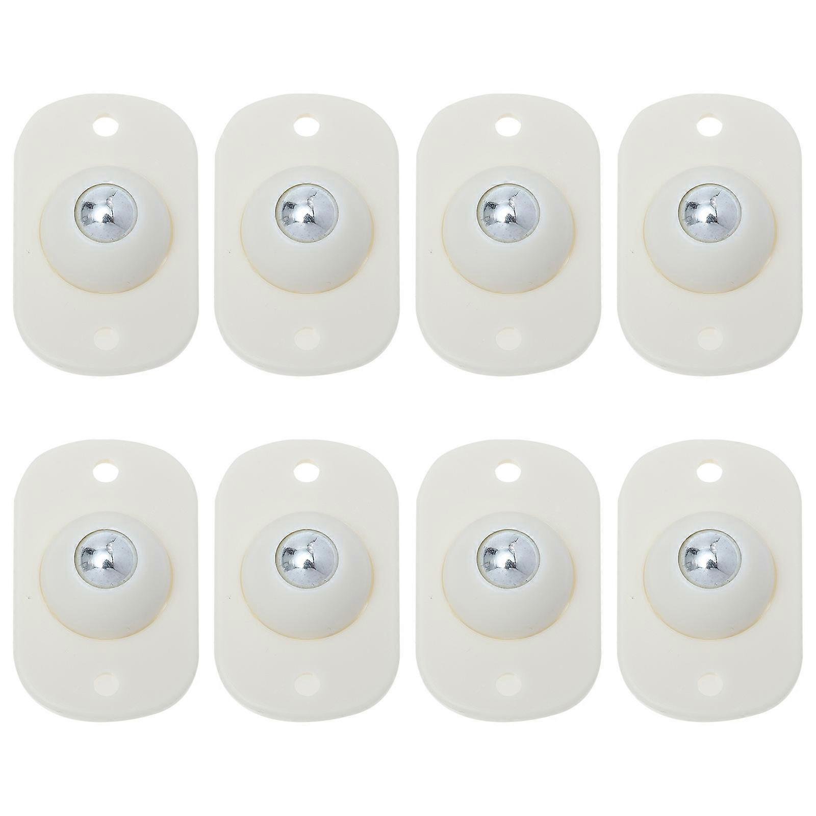 8pcs Sticky Box Caster Furniture Cabinet Wheels Convenient Bottom Casters