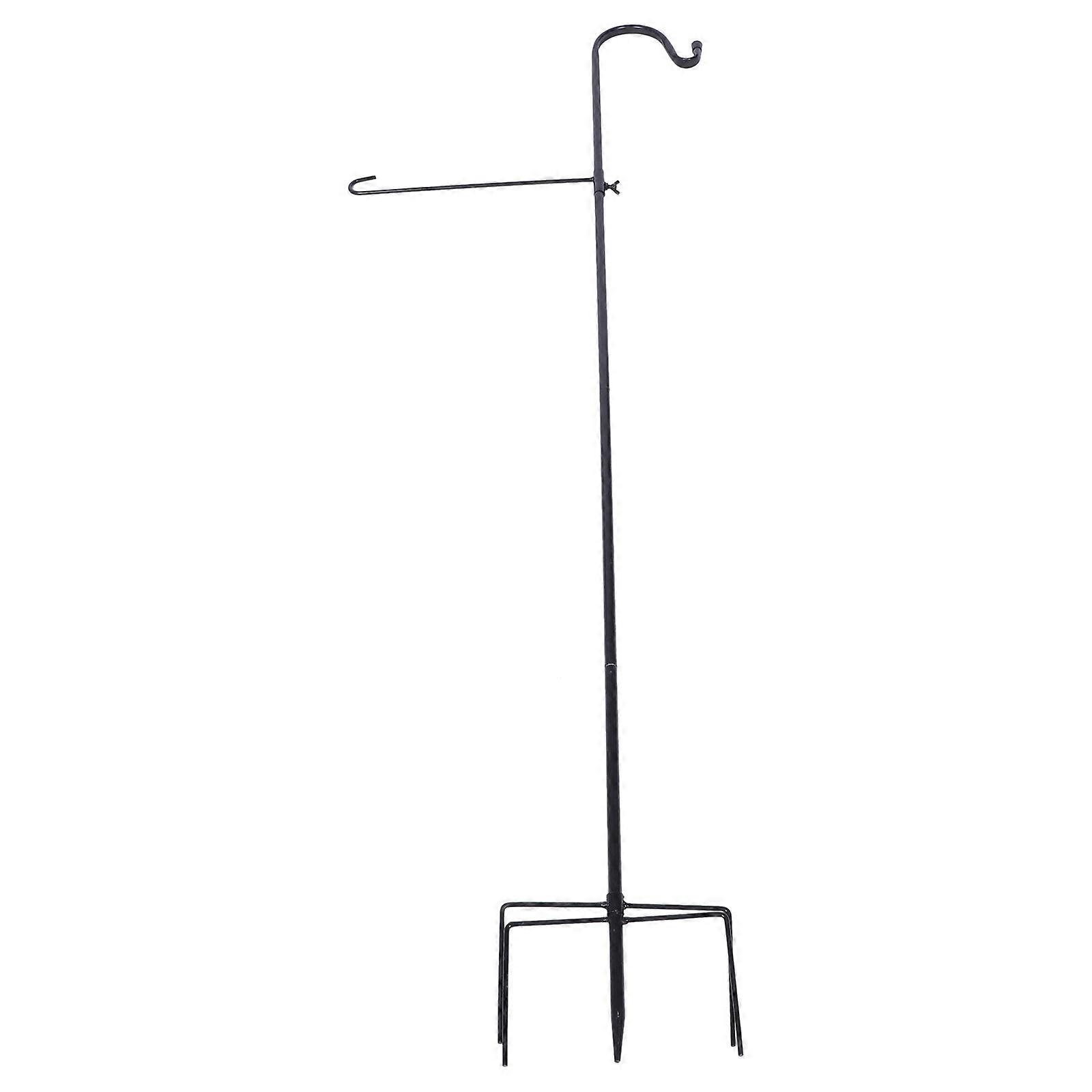 Garden Flagpole Hook Perfect For Courtyard Displays Iron Material 1Pcs