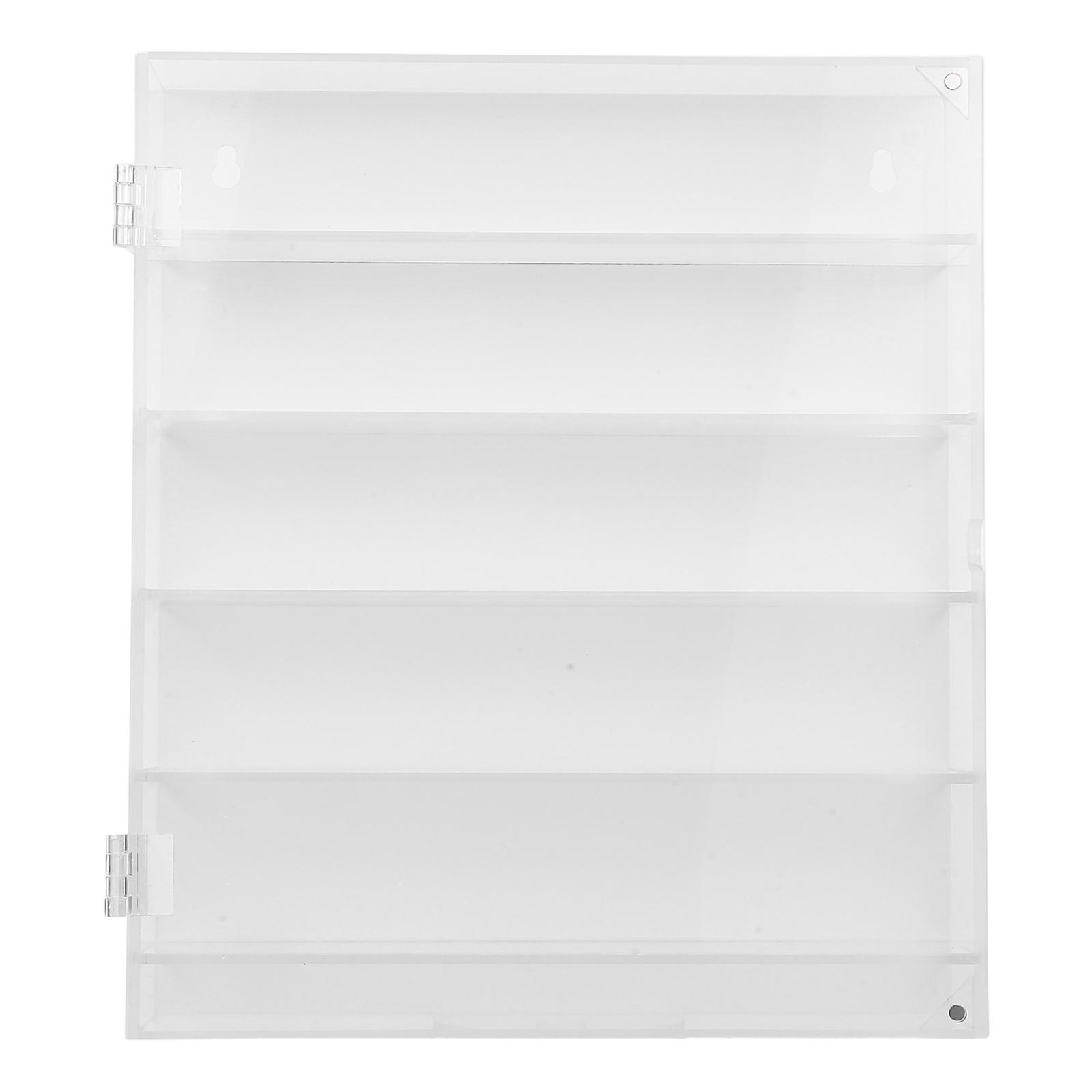 Acrylic Car Display Case Dustproof Storage Organizer for Model Cars, Collectibles Showcase with Space Saving Design
