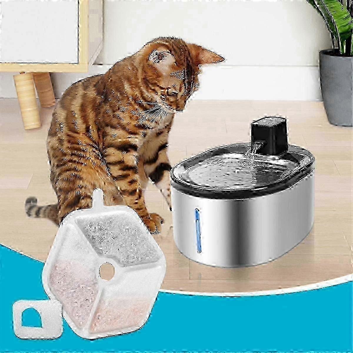 Filter & Sponges for Smartoo 4.5L Wireless Cat Water Fountain - Quadruple Filtration Replacement Filters for Cats