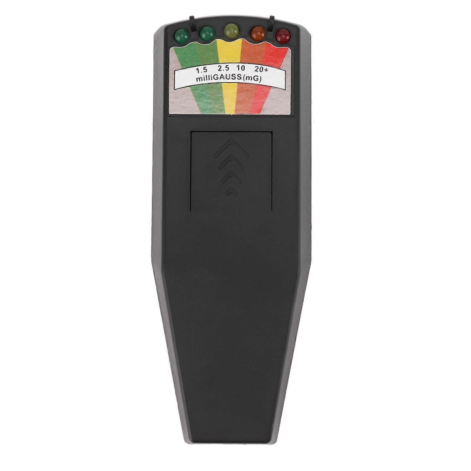 Nuclear Radiation Detector Geiger Counter Light Indicator Alarm Easy Operation Handheld Radiation Meter for Household Black