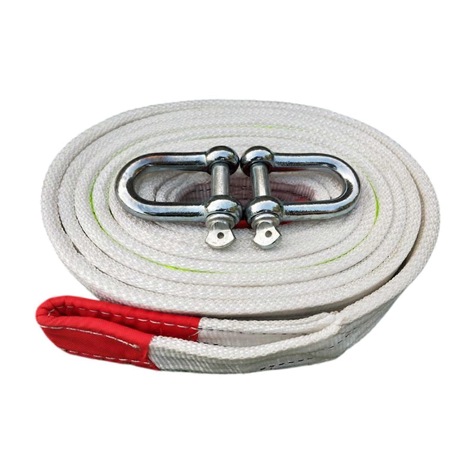 Heavy Duty Tow Strap 7 Meters 10 Tons - Portable Nylon Recovery Tow Strap for Trucks, Offroad, and Trailers