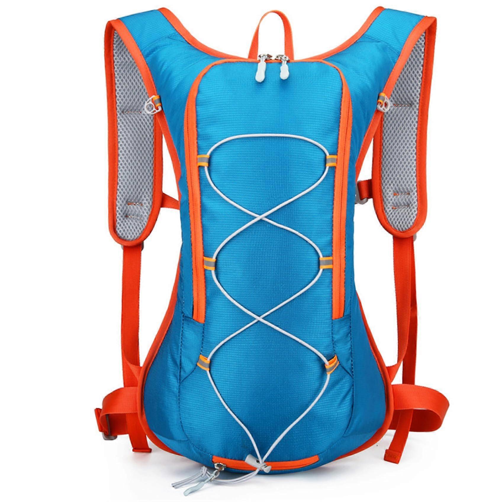 Cycling Backpack 12L Waterproof Rucksack with Adjustable Straps, Breathable Hydration Pack for Jogging Hiking Riding