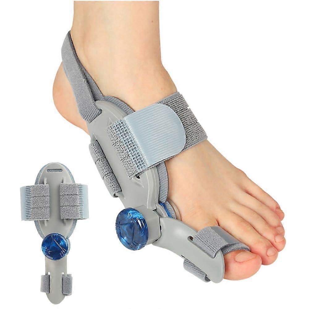 Bunion Corrector, Big Toe Straightener Adjustable Splint with Knob Correction