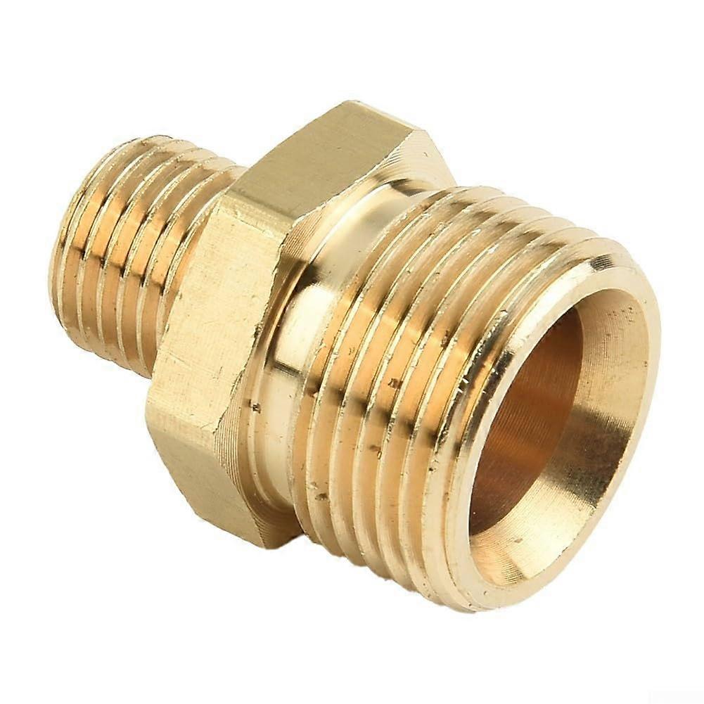 Robust Brass M22 High Pressure Hose Adapter for 14mm and 15mm Connections, Durable and Efficient Compatibility