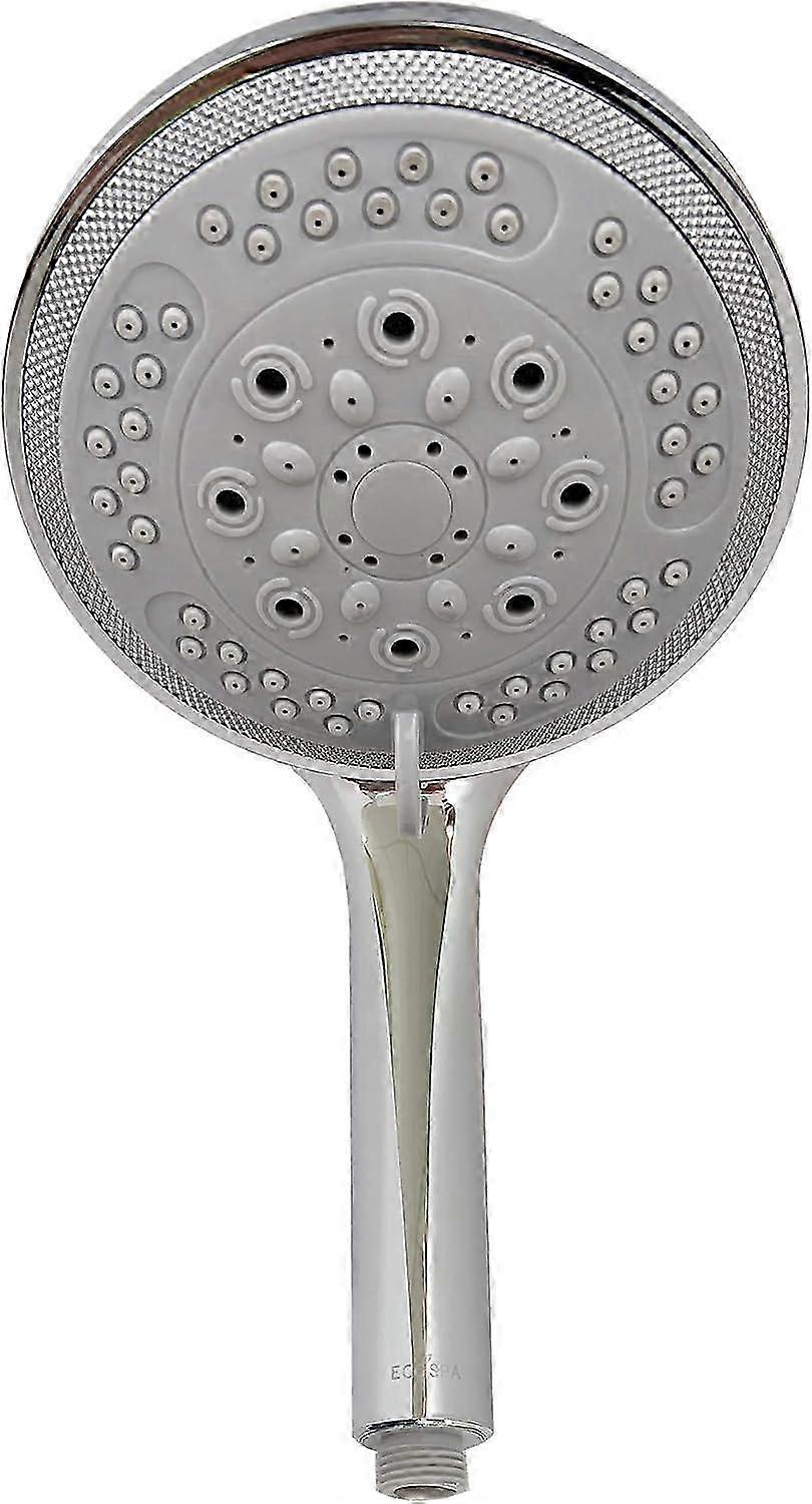 Large Shower Head Universal Bath Shower Handheld Handset Chrome 8 Mode Function