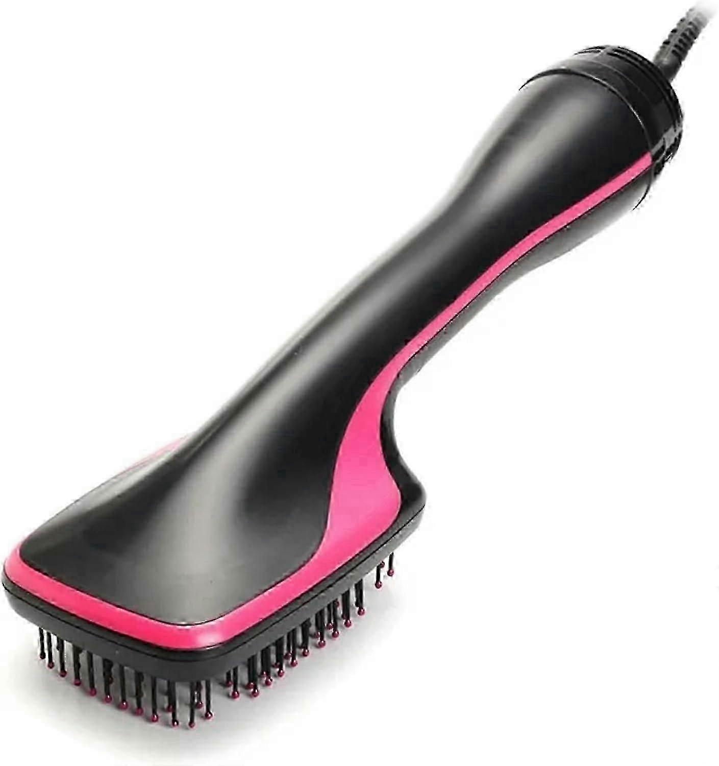 Hair Dryer Brush with Comb and Straightener Function