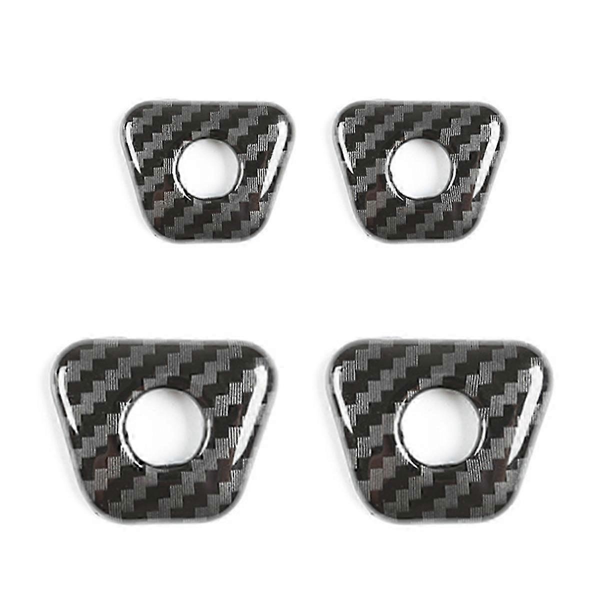 1 مجموعة 4 قطع مزلاج الباب رافع قفل الباب غطاء دبوس تريم ديكور الترتر لسيارات BMW 5 Series G30 2018-2022