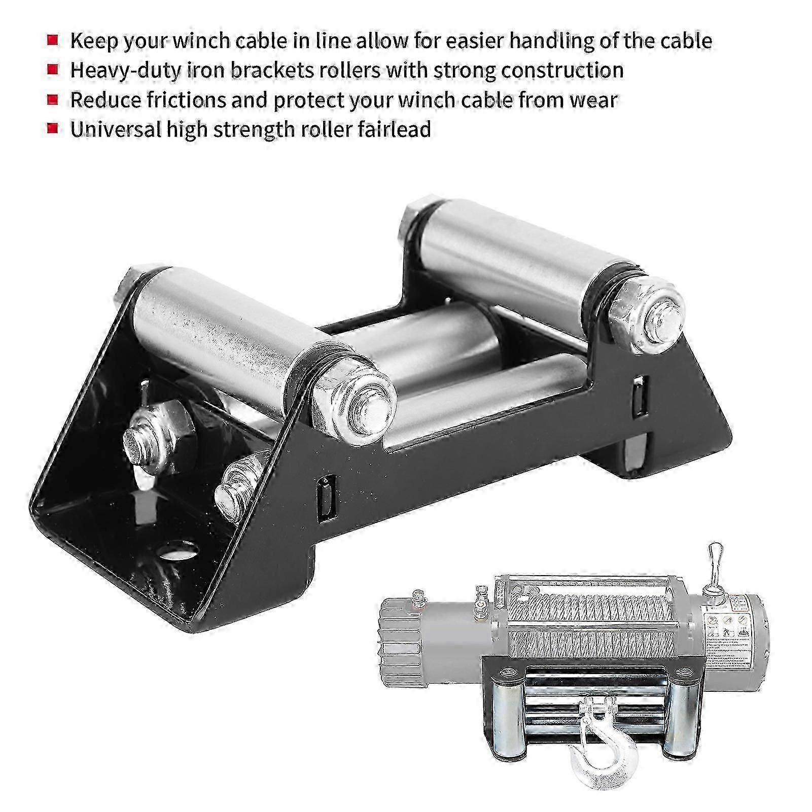 125mm Heavy Duty Winch Roller Fairlead For Utvs