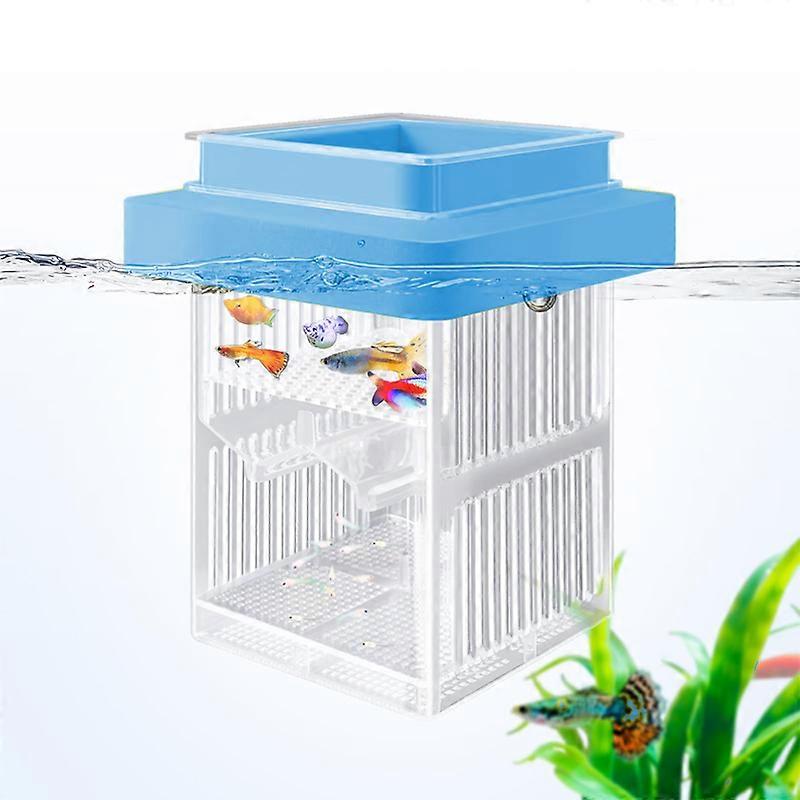 Floating Breeding Box For Aquarium, Fish Tank Breeder Box With Hatching Box And Isolation Box