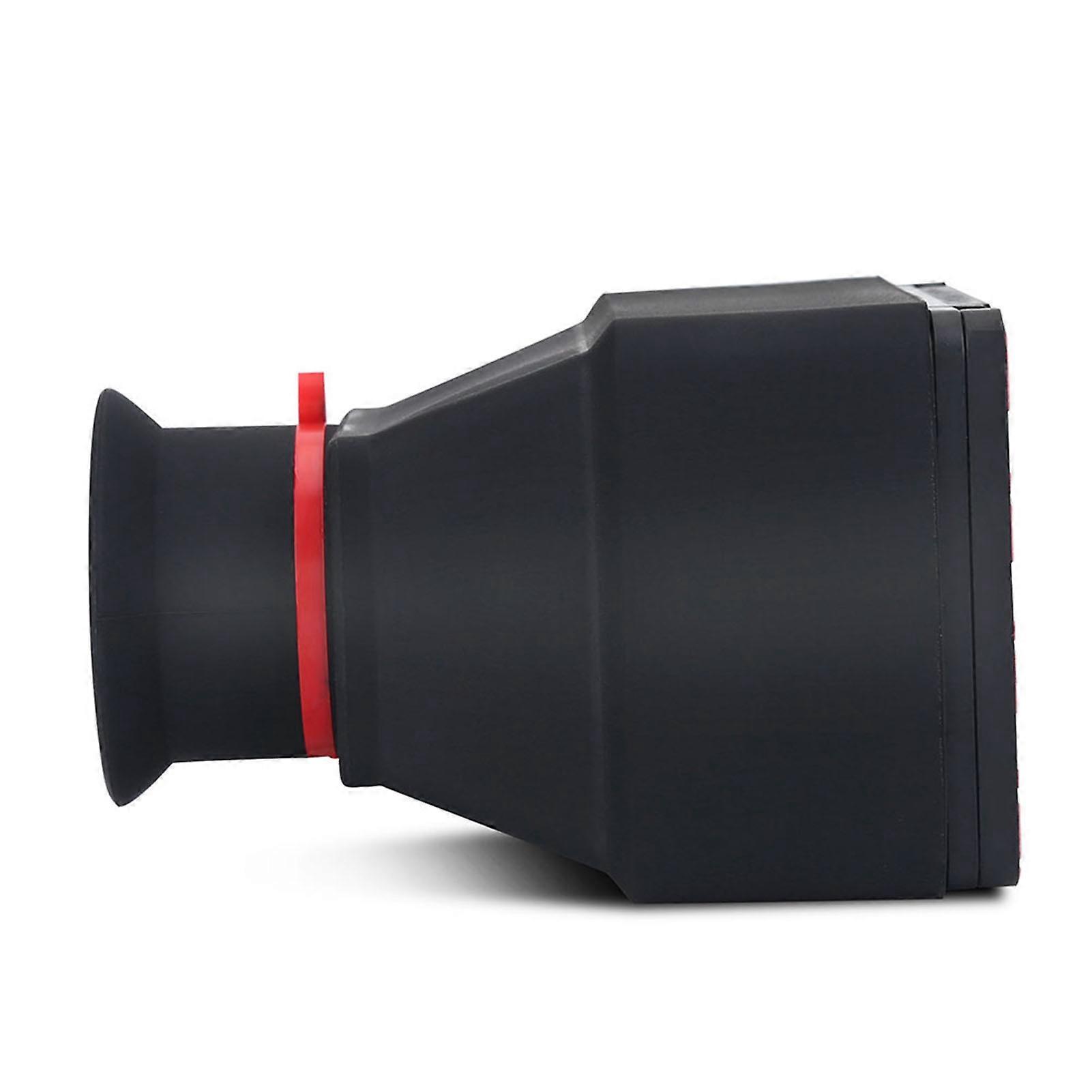 Durable 3.2in LCD Viewfinder 3X Magnifier for DSLR Cameras Black
